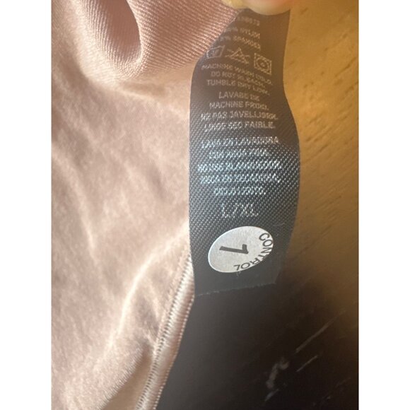 Skims Womens Long Sleeve Bodysuit ICamel Size L /XL Stretch ComfortMock Neck - Picture 3 of 4